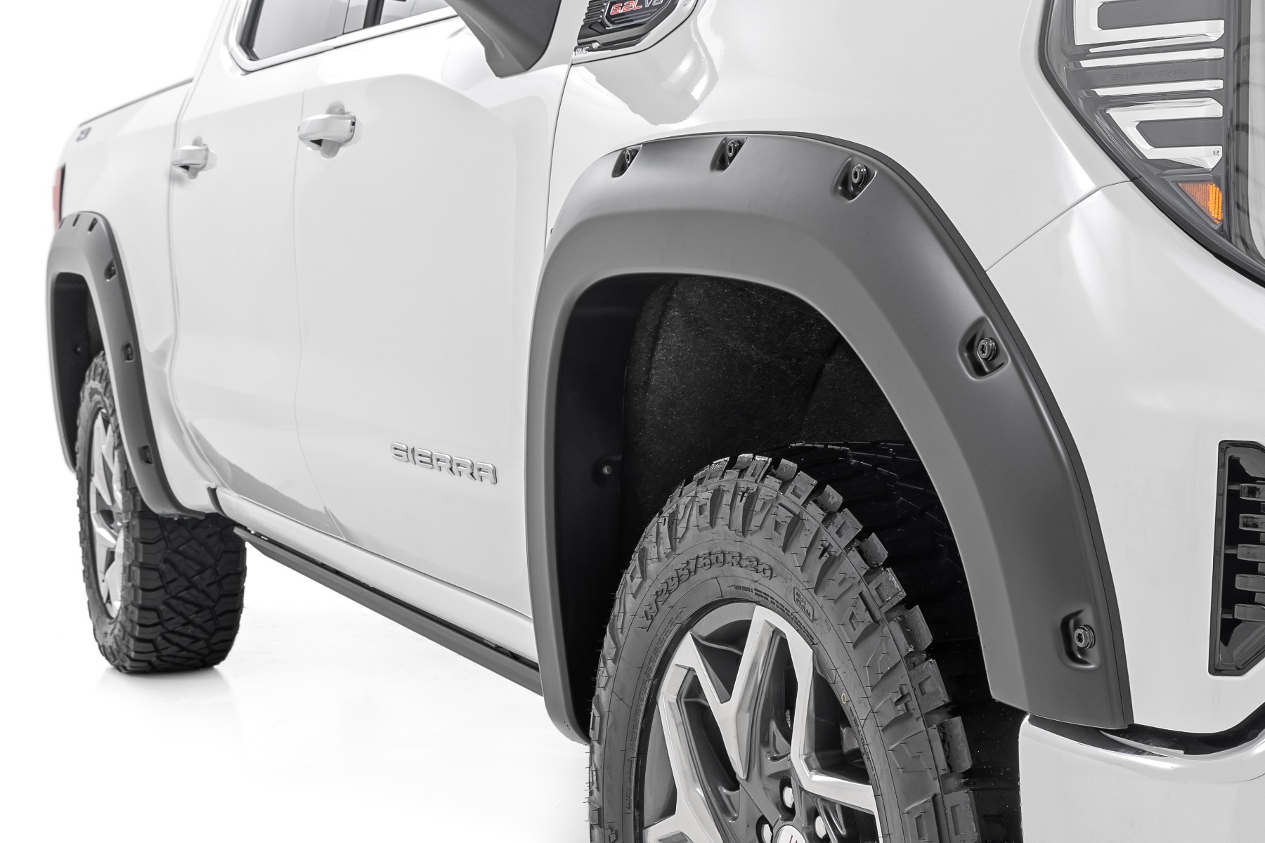 Rough Country Pocket Fender Flares G42 Coastal Dune GMC Sierra 1500 2WD/4WD (2019-2026)
