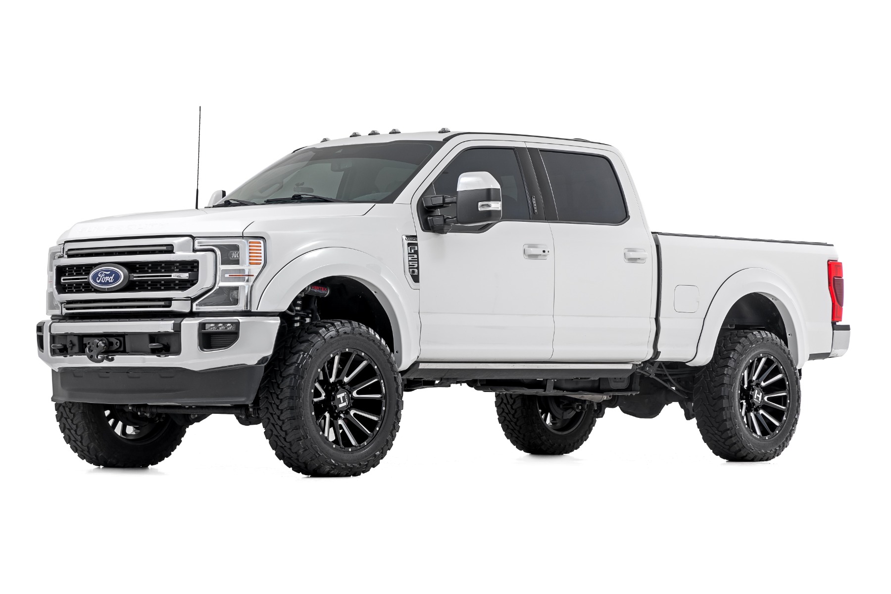 Rough Country Sport Fender Flares M7 Carbonized Gray Ford F-250/F-350 Super Duty (17-22)