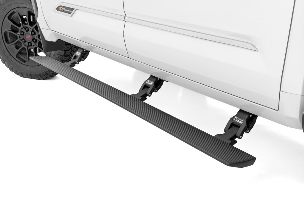Rough Country Power Running Boards Dual Electric Motor CrewMax Toyota Tundra (22-26)