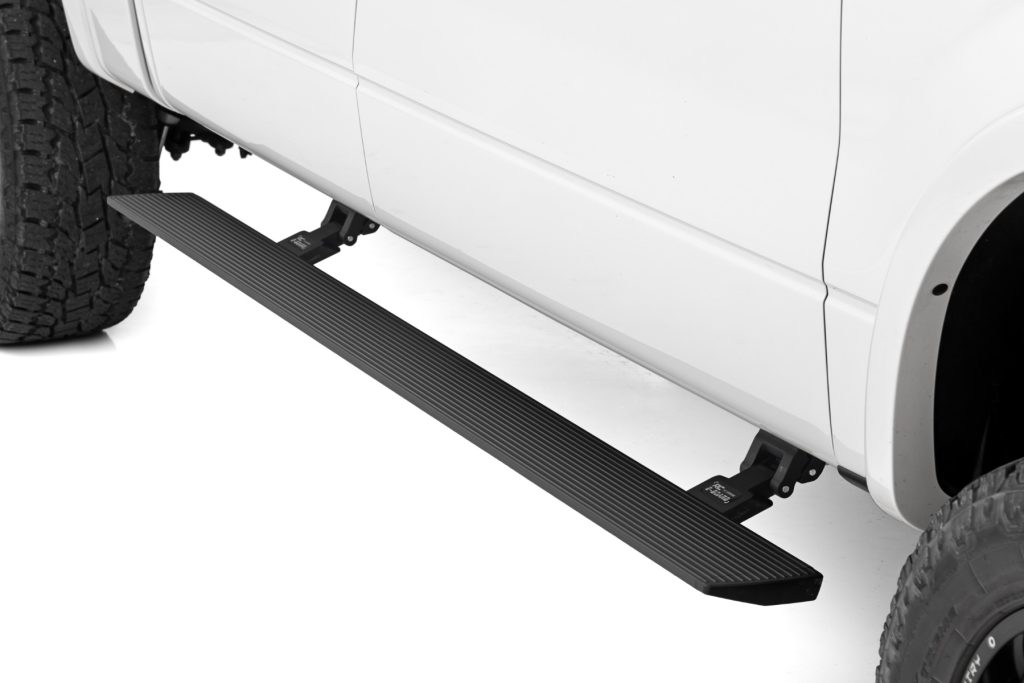 Rough Country Power Running Boards Dual Electric Motor Crew Cab Ford F-150 (09-14)