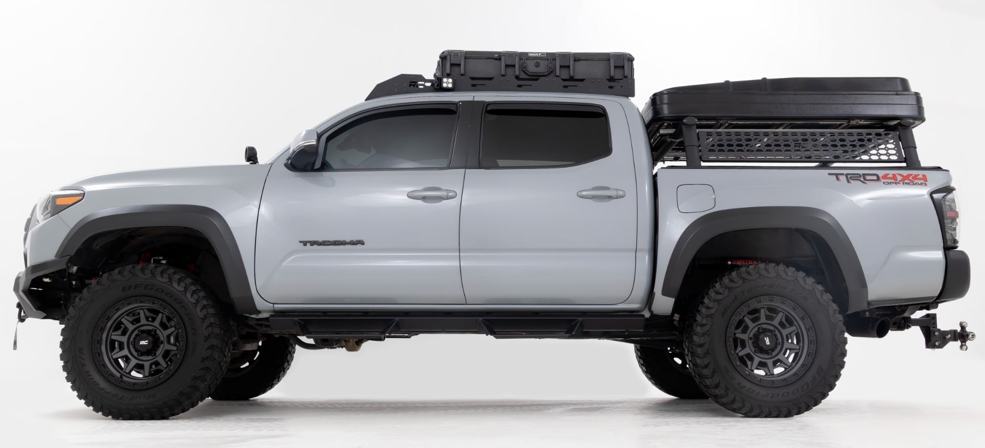 Rough Country Bed Rack Half Rack Aluminum Toyota Tacoma 2WD/4WD (2005-2023)