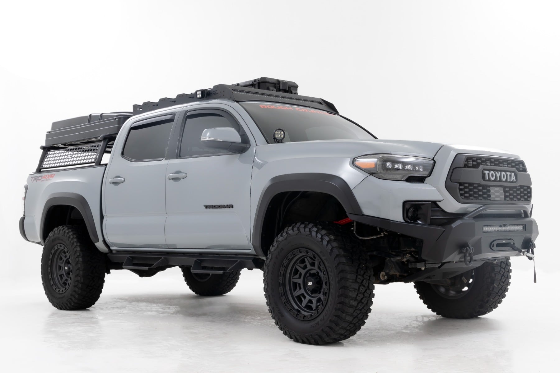 Rough Country Bed Rack Half Rack Aluminum Toyota Tacoma 2WD/4WD (2005-2023)