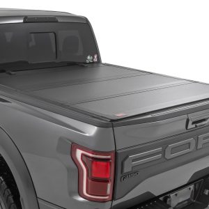 Rough Country Hard Tri-Fold Flip Up Bed Cover 5β7β³ Bed Ford F-150 (21-26)/F-150 Lightning (22-26)