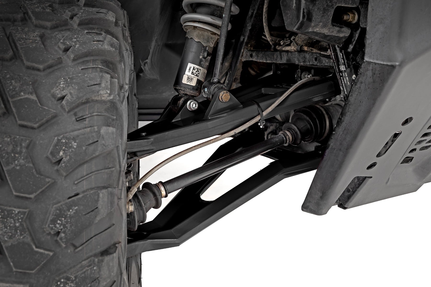 Rough Country Black Forged Alum High Clearance 2β³ Fwd Offset Control Arms w/Ball Joints Polaris Ranger 1000XP