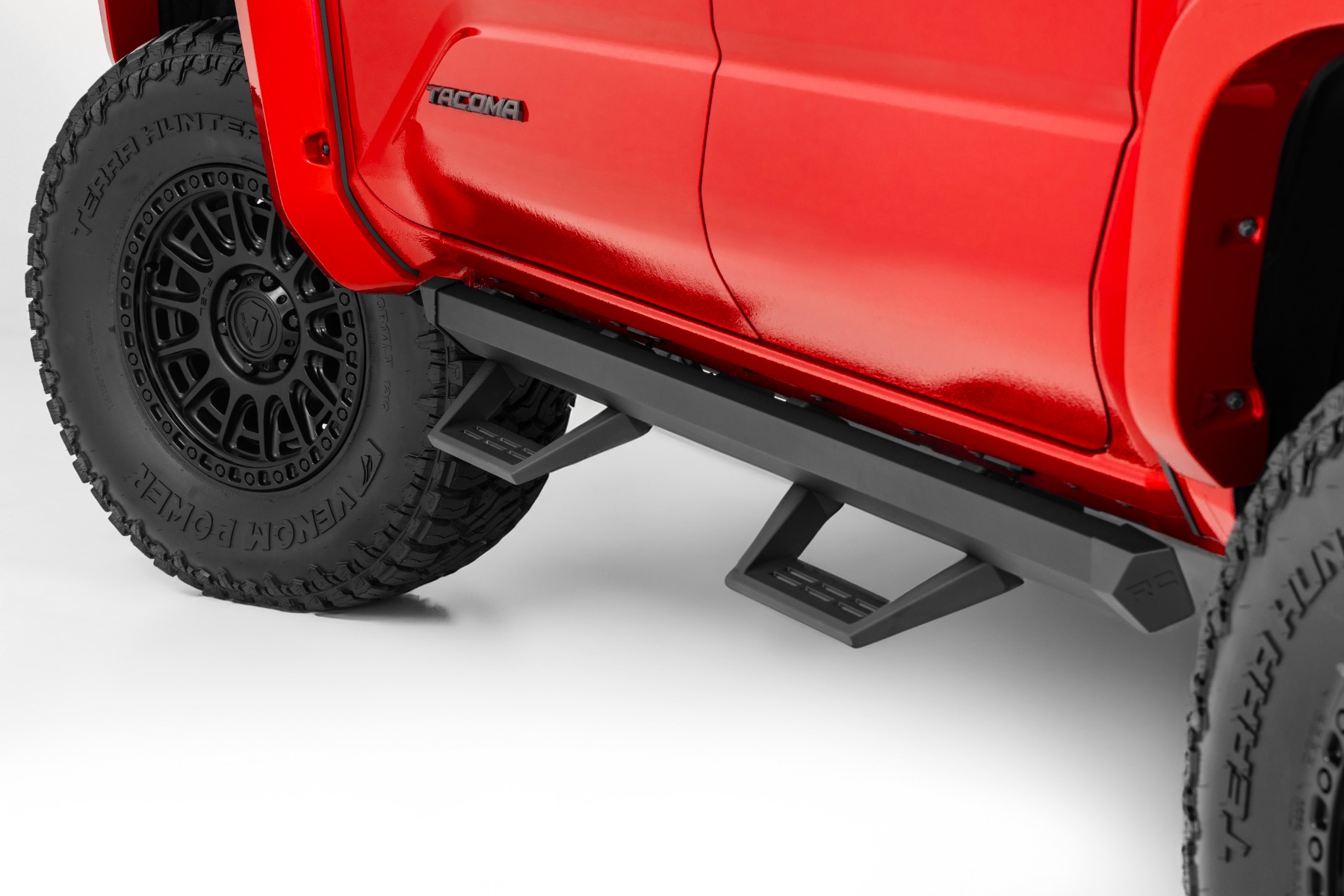 SRL2 Adjustable Aluminum Steps | Double Cab | Toyota Tacoma 2WD/4WD (24-26) — Rough Country