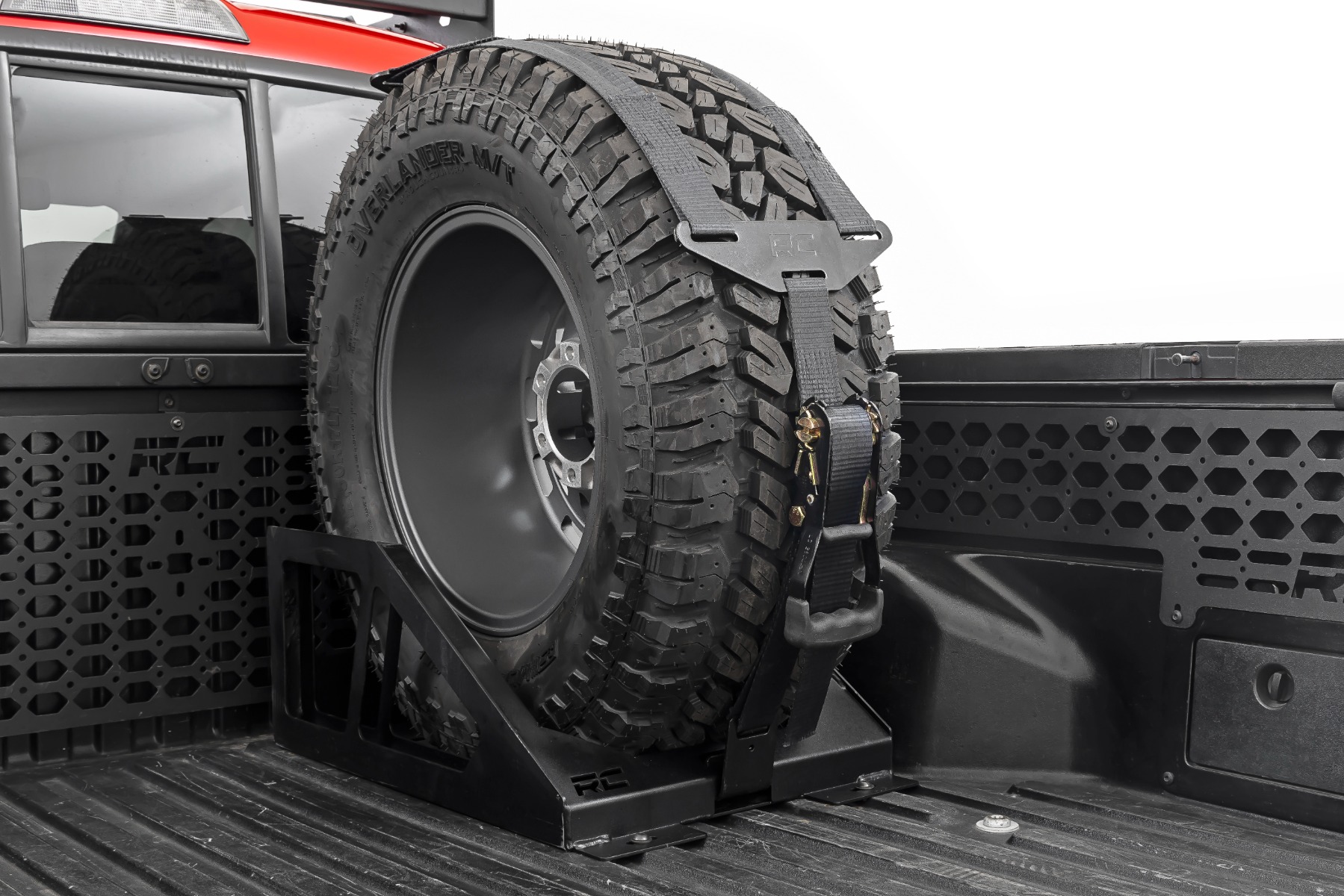 Bed Mount Spare Tire Carrier | Universal | Multiple Makes & Models (Chevy/Dodge/Ford/GMC/Ram) — Rough Country