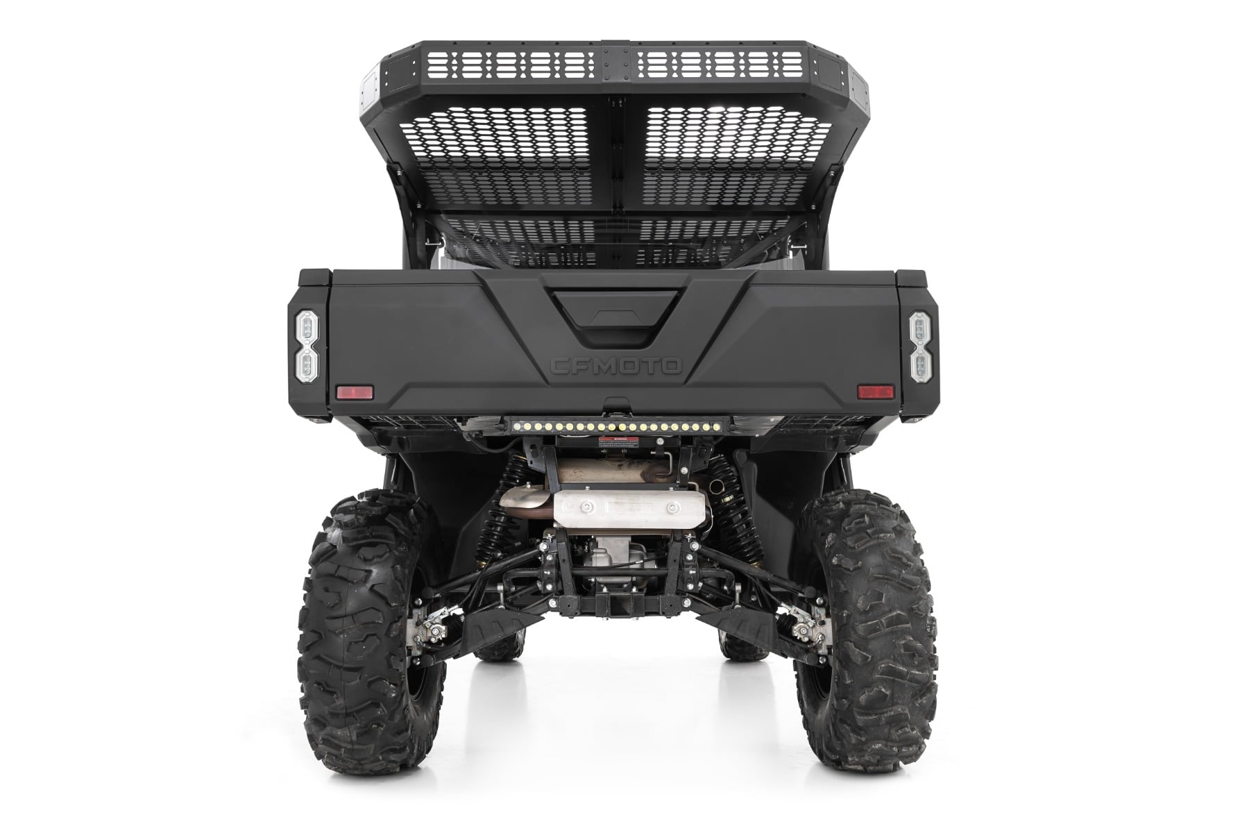 Rough Country LED Light Kit Under Bed Mount 20β³ Black Single Row CFMOTO UFORCE 1000