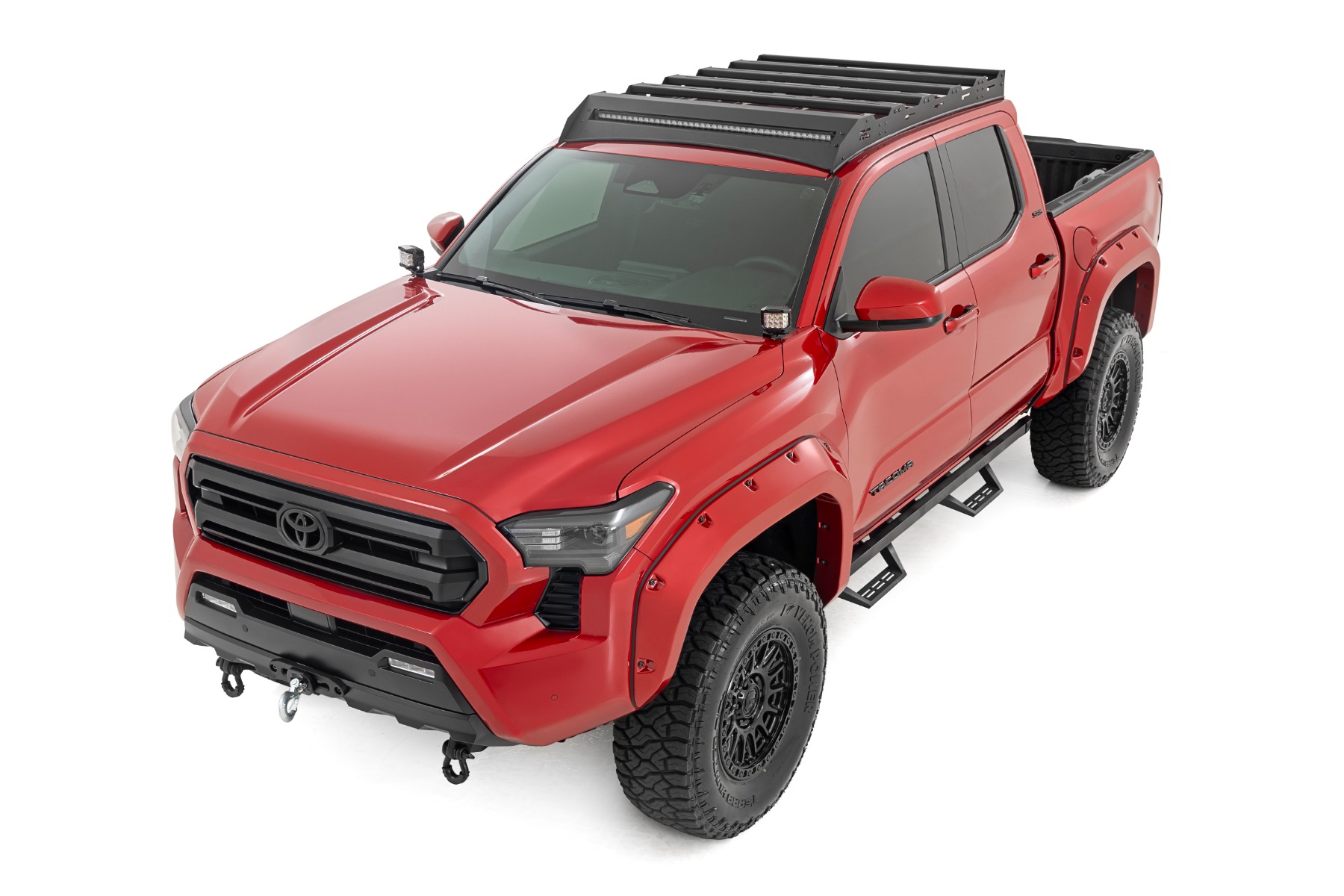 Rough Country Roof Rack 40β³ Black LED Toyota Tacoma 2WD/4WD (2024-2026)