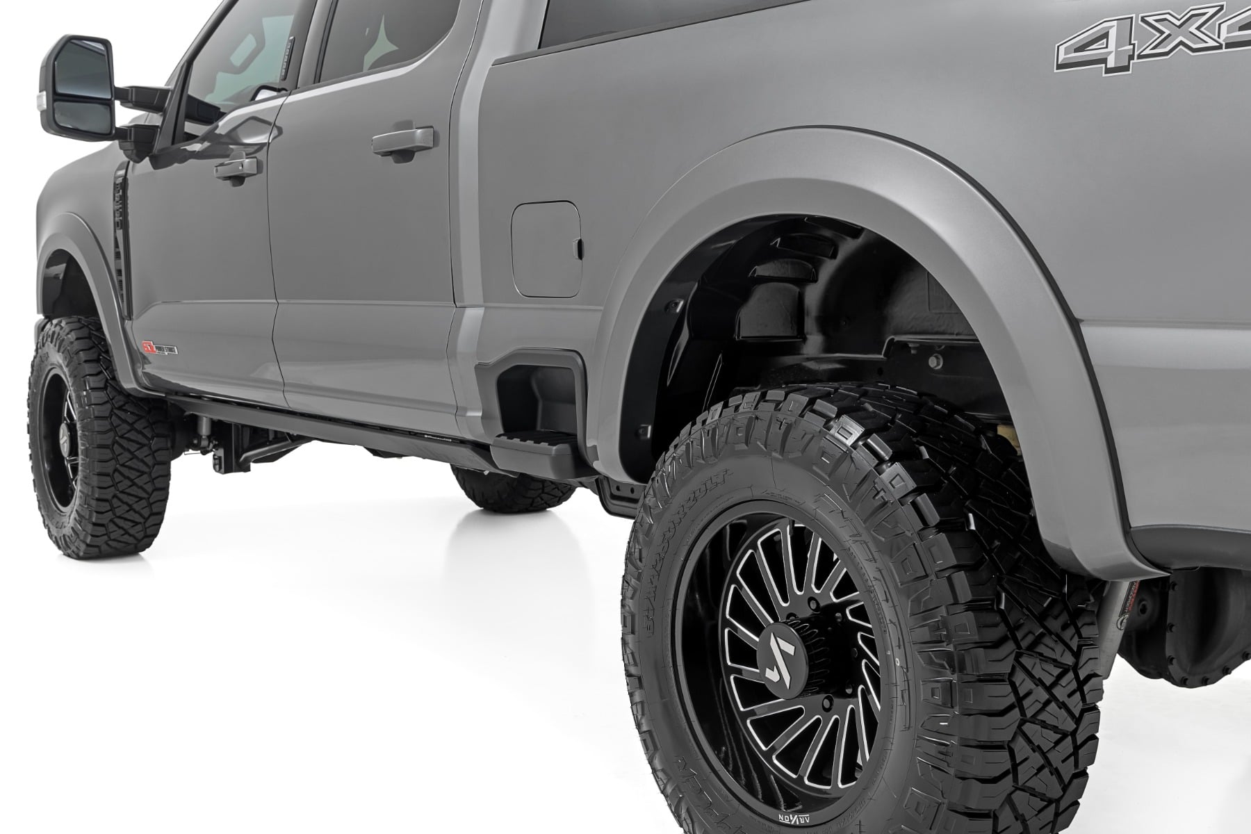 Rough Country Sport Fender Flares Z1 Oxford White Ford F-250/F-350 Super Duty (23-26)