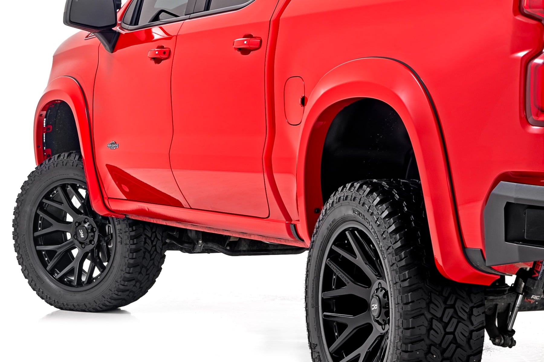 Rough Country Sport Fender Flares G42 White Sands Chevy Silverado 1500 2WD/4WD (19-26)