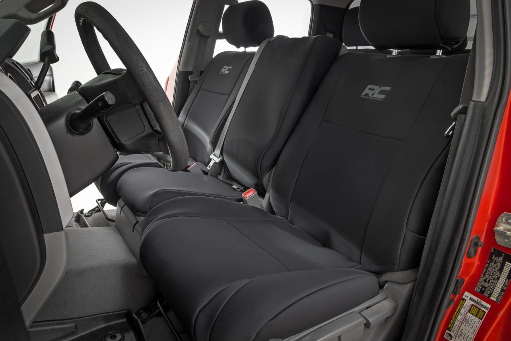 Rough Country Seat Covers FR w/ Console Cover and Rear Toyota Tundra 2WD/4WD (07-13)