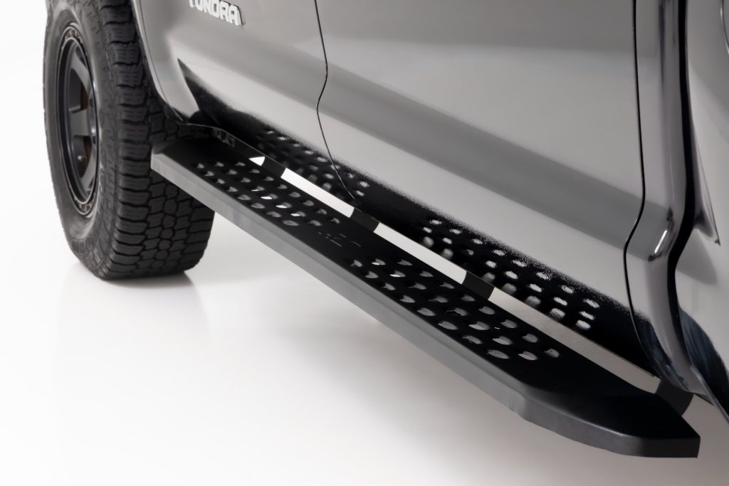 Rough Country RPT2 Running Board Crew Cab Black Toyota Tundra 2WD/4WD (2007-2021)