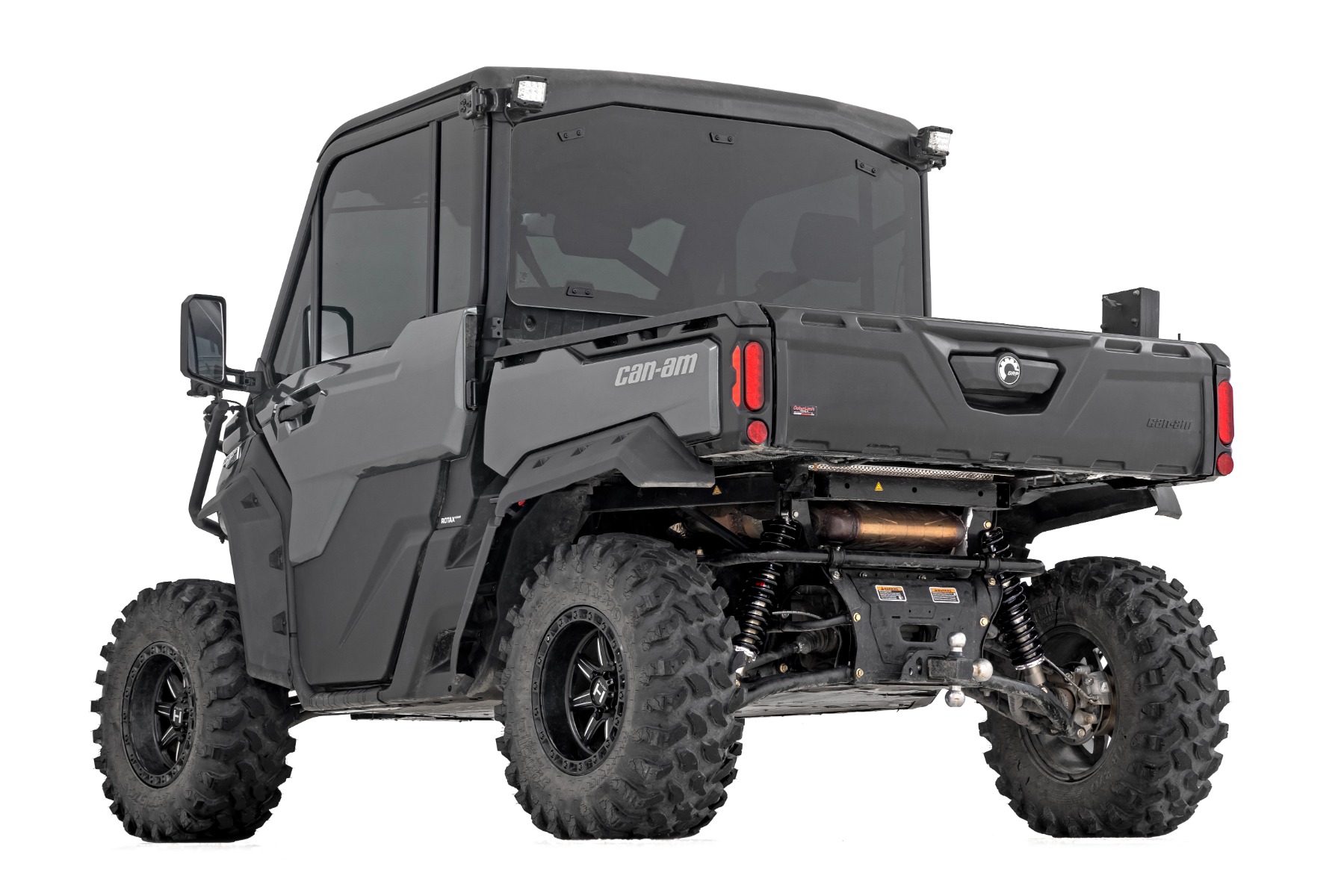 Rough Country M1 Rear Coil Over Shocks Ride Height Adjust Can-Am Defender MAX HD10/PRO HD10
