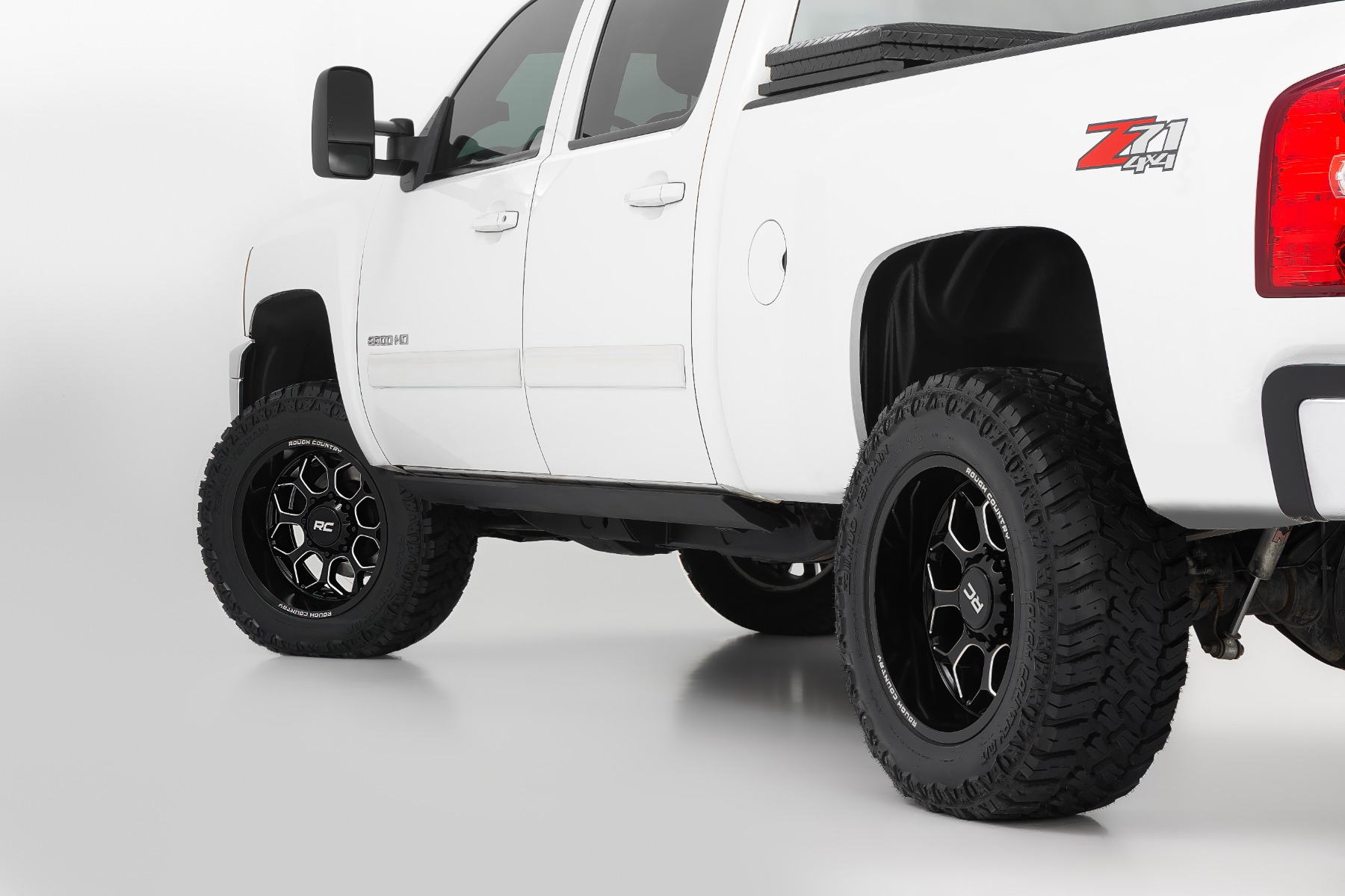 Rough Country 96 Series Wheel One-Piece Gloss Black 20x10 8x180 -19mm