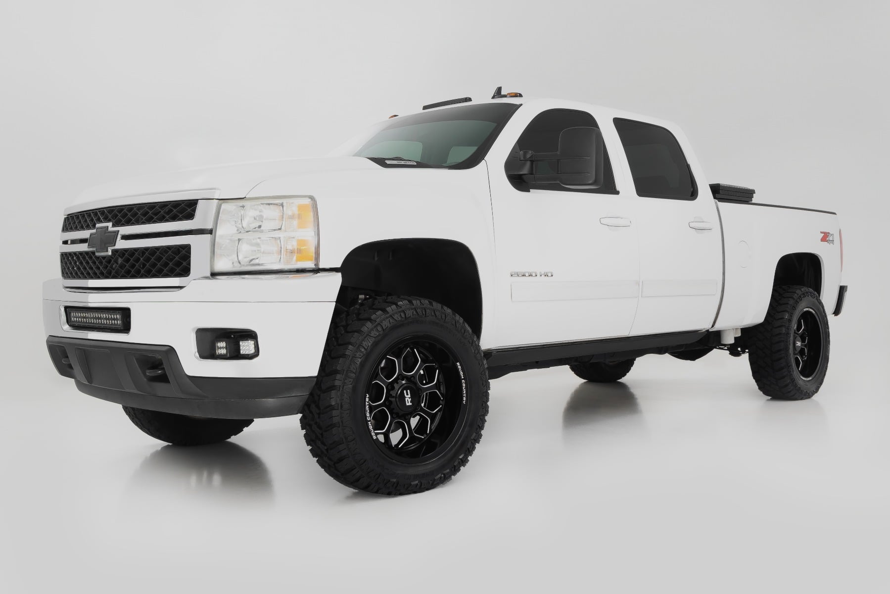 Rough Country 96 Series Wheel One-Piece Gloss Black 20x10 8x180 -19mm