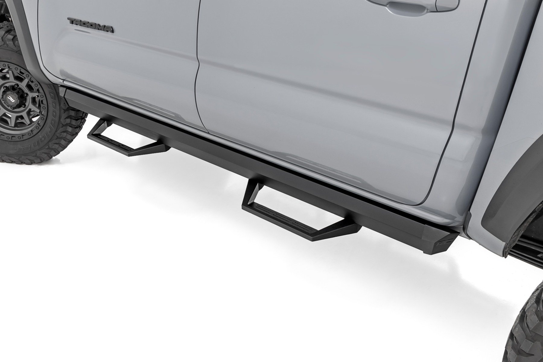SRL2 Adj Aluminum Step | Double Cab | Toyota Tacoma 2WD/4WD (2005-2023) — Rough Country