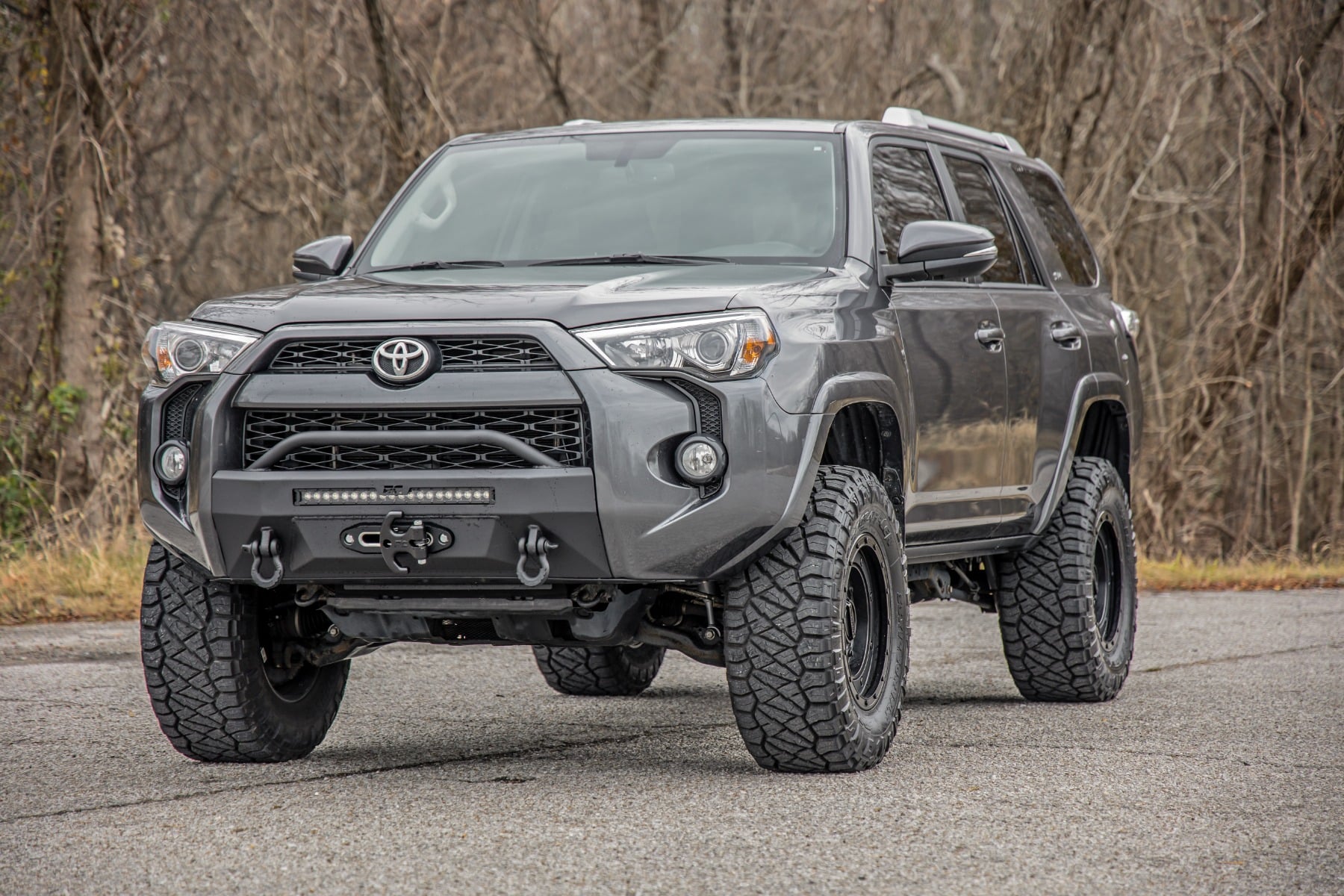 Rough Country 3 Inch Lift Kit Upper Control Arms RR Coils M1 Struts Toyota 4Runner (10-24)