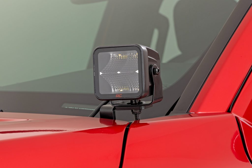 Rough Country LED Light Kit Ditch Mount 2″ Spectrum Pair Spot Toyota Tacoma (24-26)
