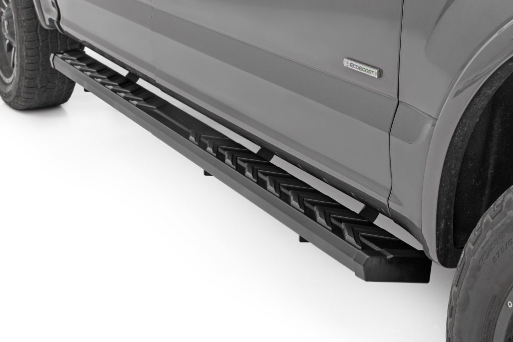 Rough Country BA2 Running Board Side Step Bars Ford F-150/F-250/F-350 2WD/4WD (15-26)