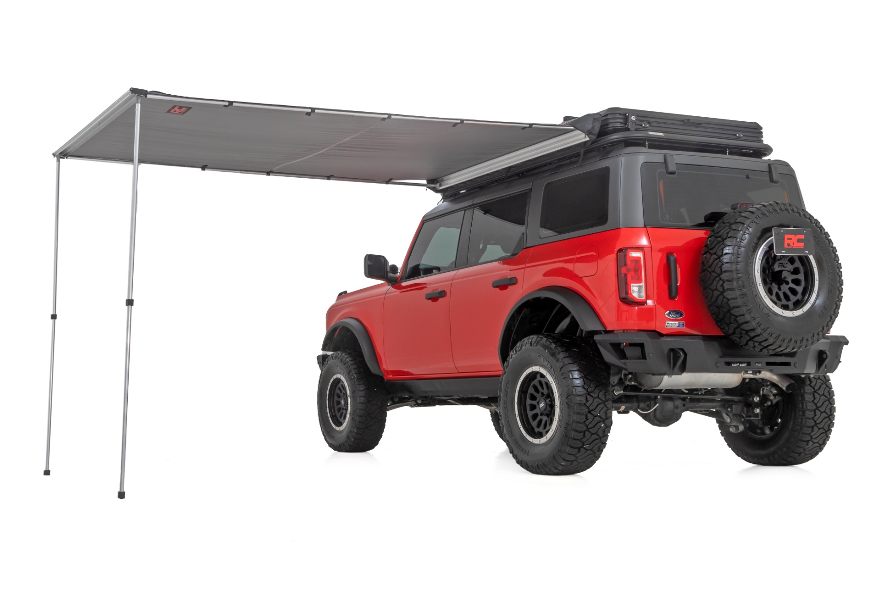 Rough Country Retractable Roof Rack Awning 6β6β³ x 9β8β³ (Fits Trucks & SUVs)