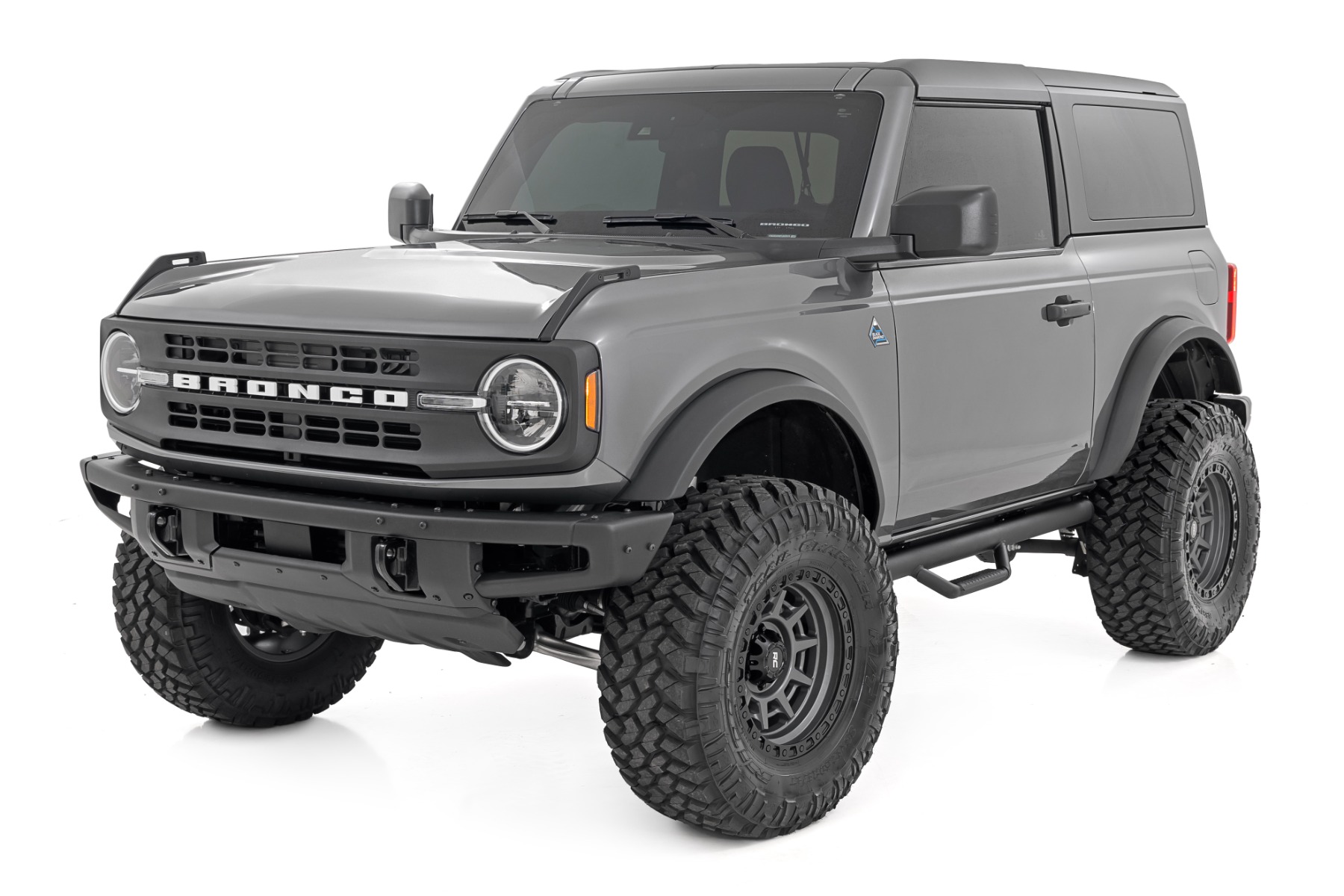 Rough Country Nerf Steps Wheel to Wheel 2 Door Ford Bronco (2 Door) 4WD (2021-2026)