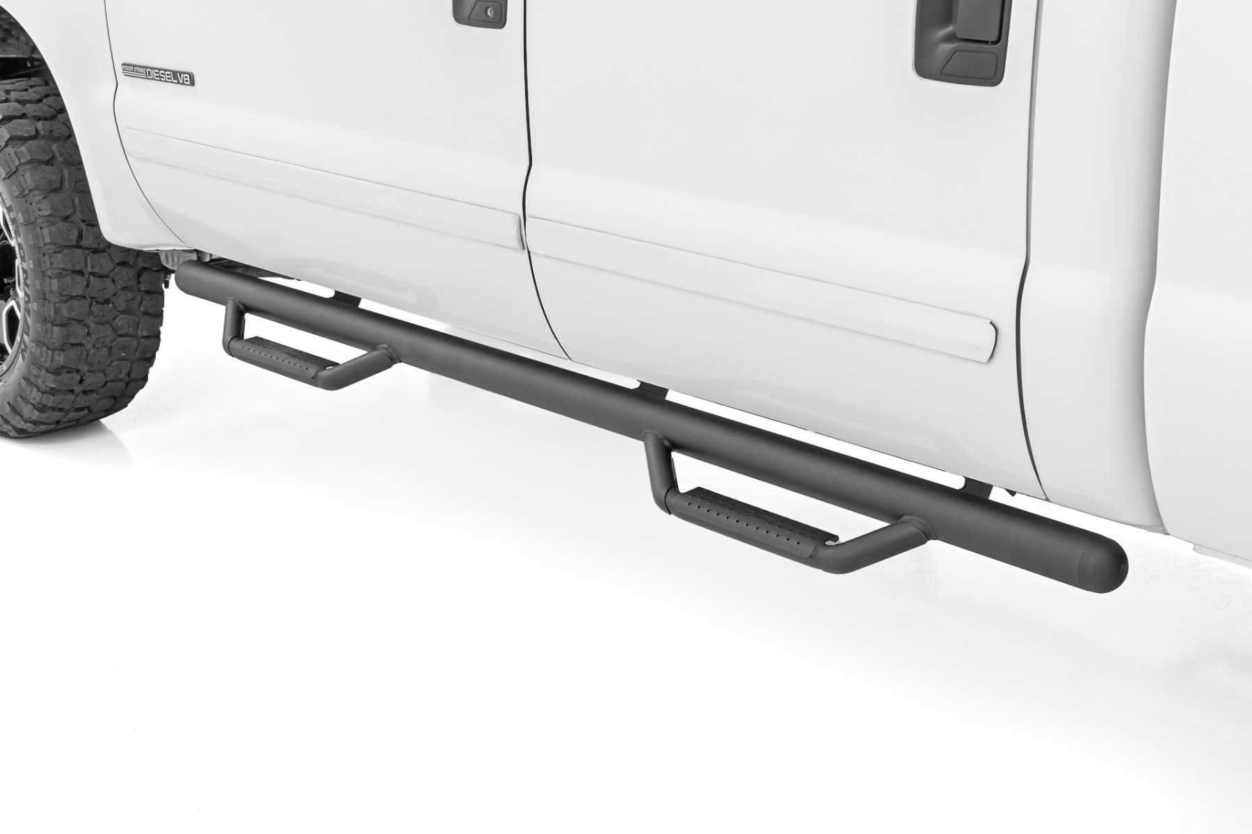 Rough Country Nerf Steps Cab Length Crew Cab Ford F-250/F-350 Super Duty (99-16)