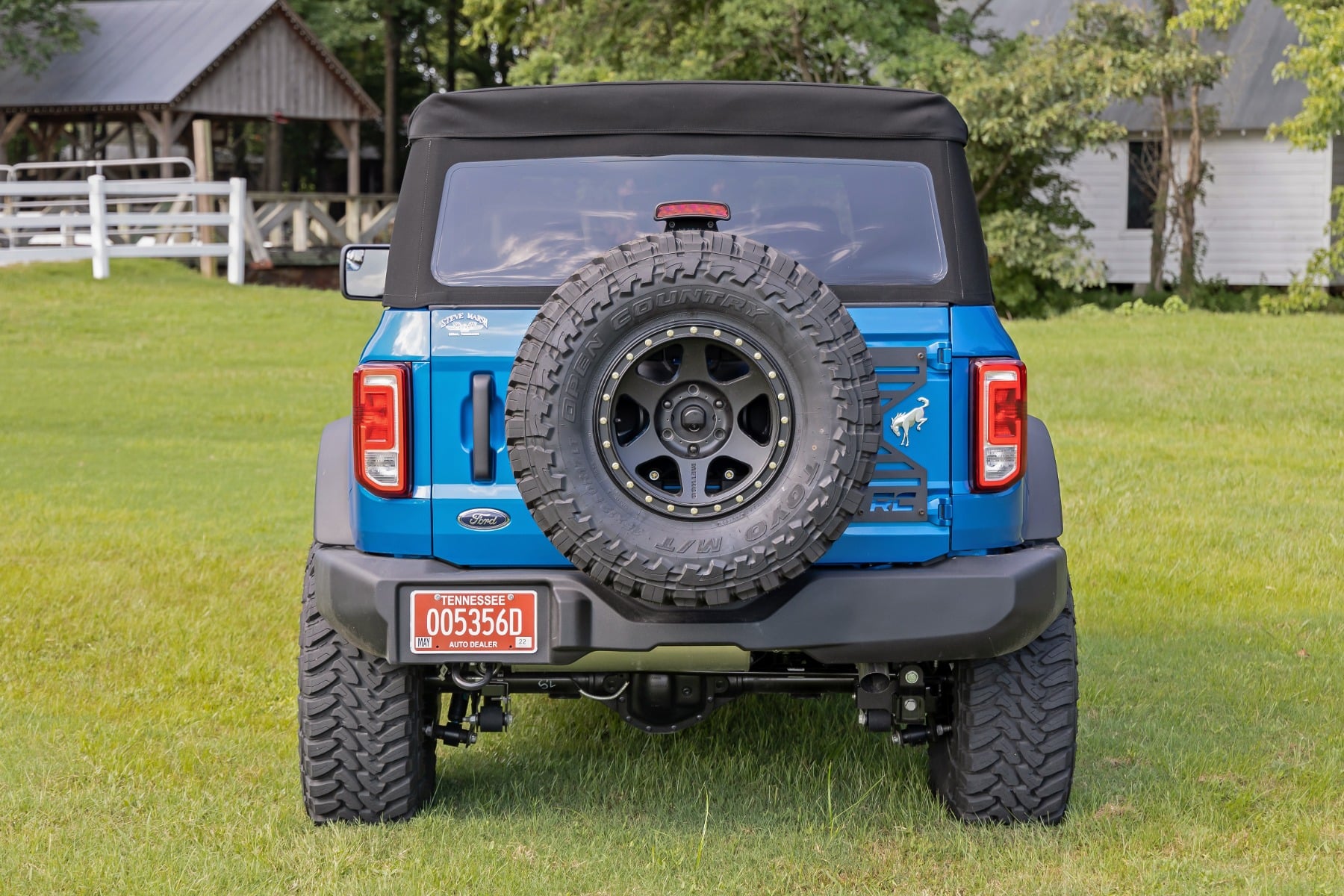 Rough Country Spare Tire Relocation Tailgate Reinforcement Ford Bronco 4WD (2021-2026)