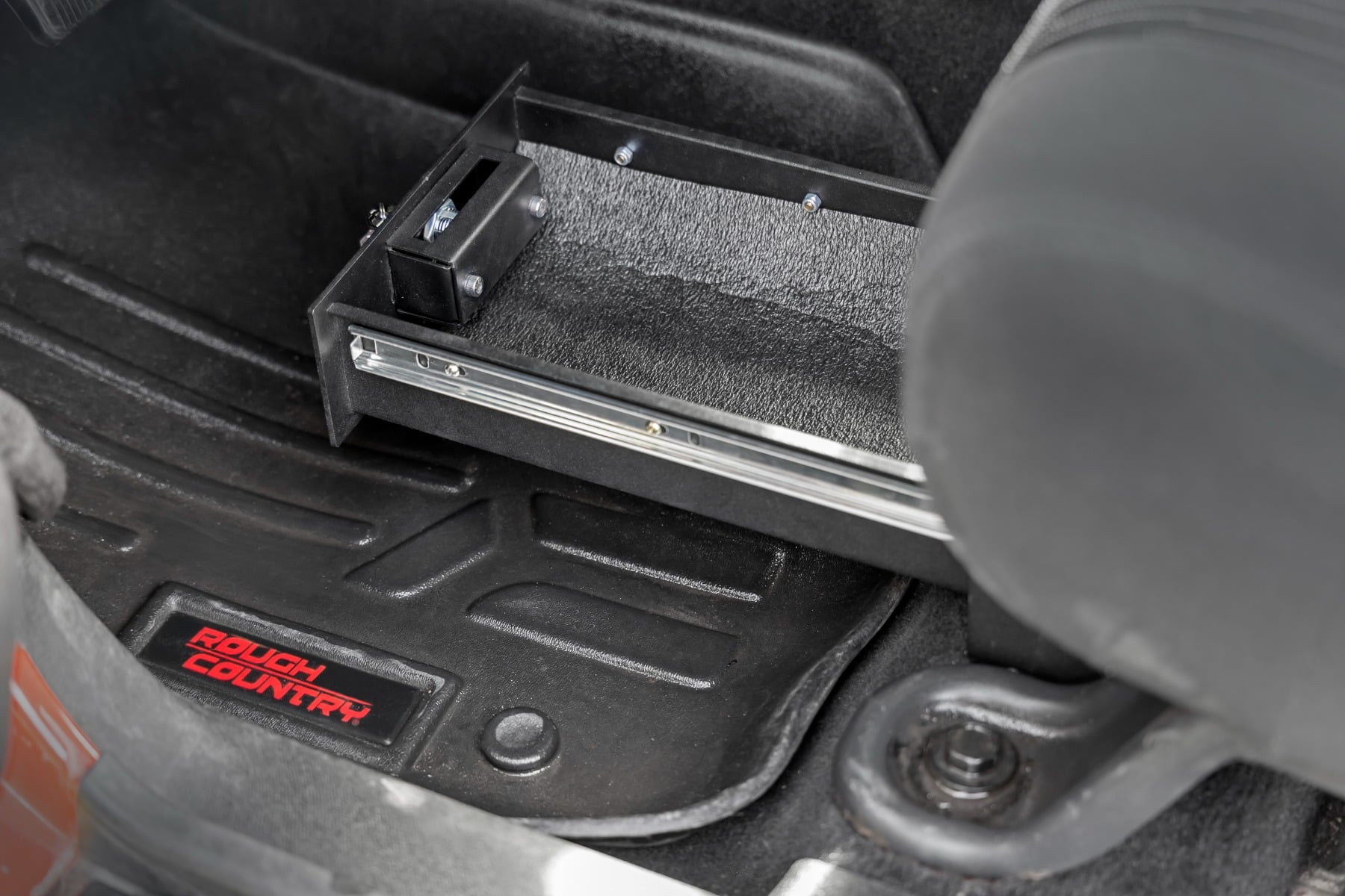 Rough Country Storage Box Under Seat Jeep Wrangler JK (07-10)/Wrangler Unlimited (07-18)