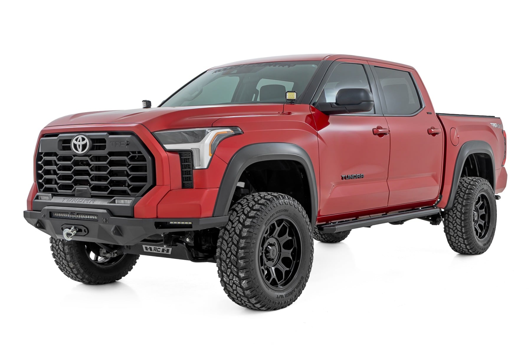 Rough Country Multi-Color LED Running Boards CrewMax Toyota Tundra 2WD/4WD (2022-2026)