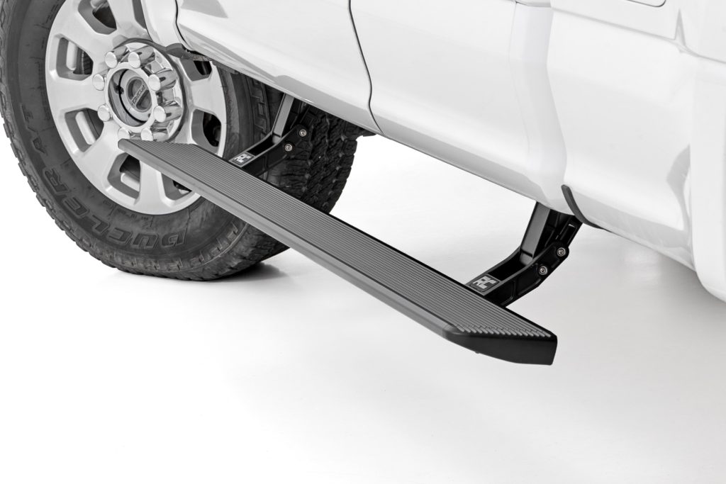 Rough Country Power Running Boards HT-Series Super Cab Ford F-150/Lightning/F-250/F-350/Raptor (15-26)