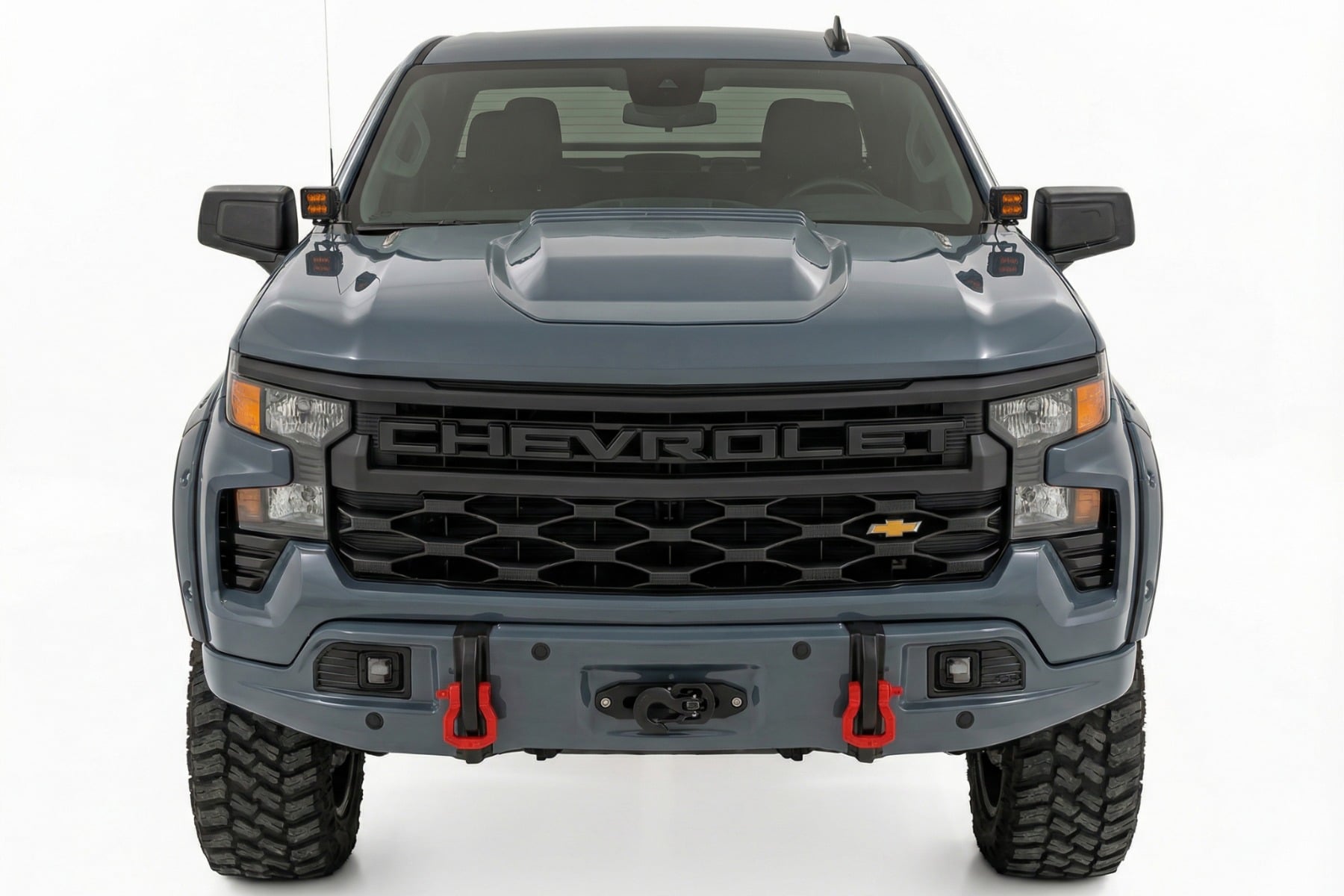 Rough Country Front FXS Bumper 12000S GNO Slate Gray Chevy Silverado 1500 (23-26)