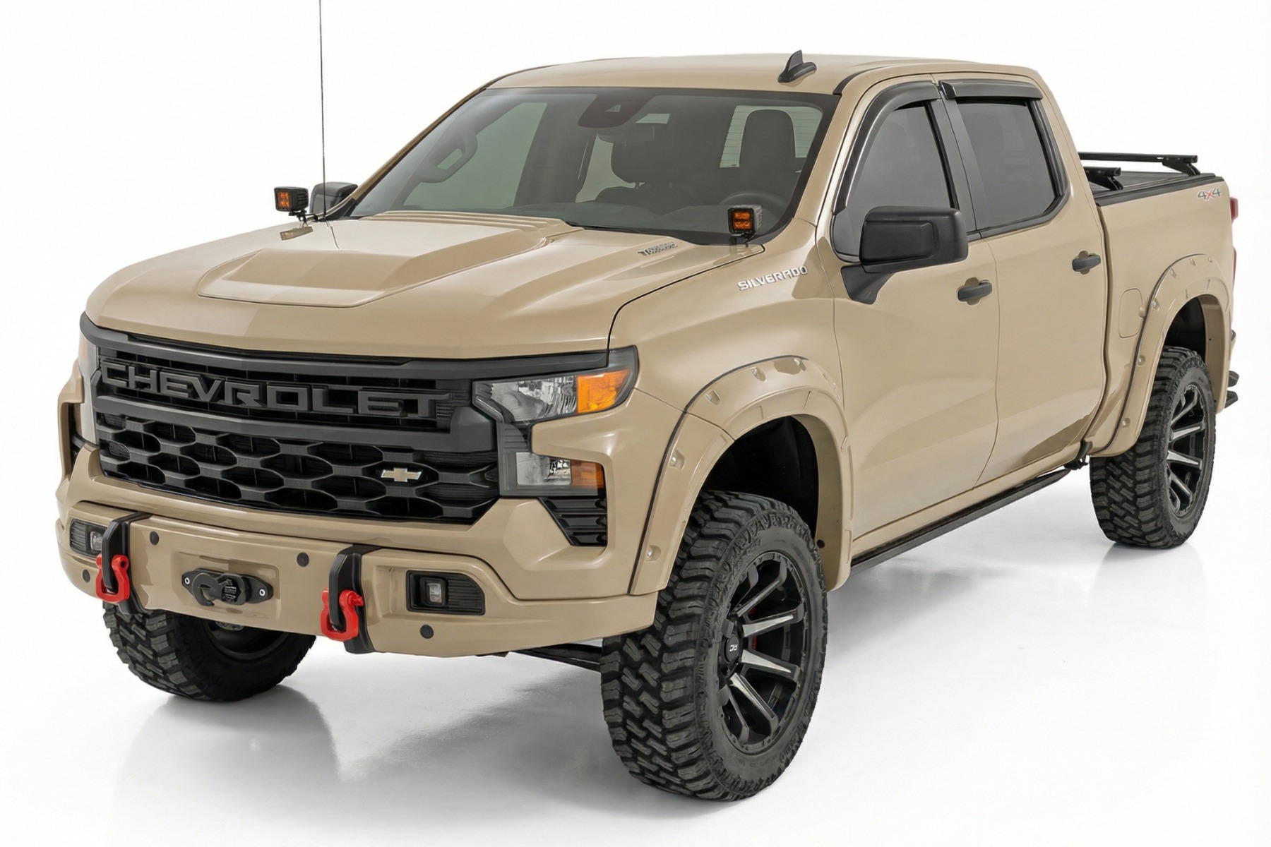 Rough Country Front FXS Bumper 12000S GTL Sand Dune Chevy Silverado 1500 (23-26)