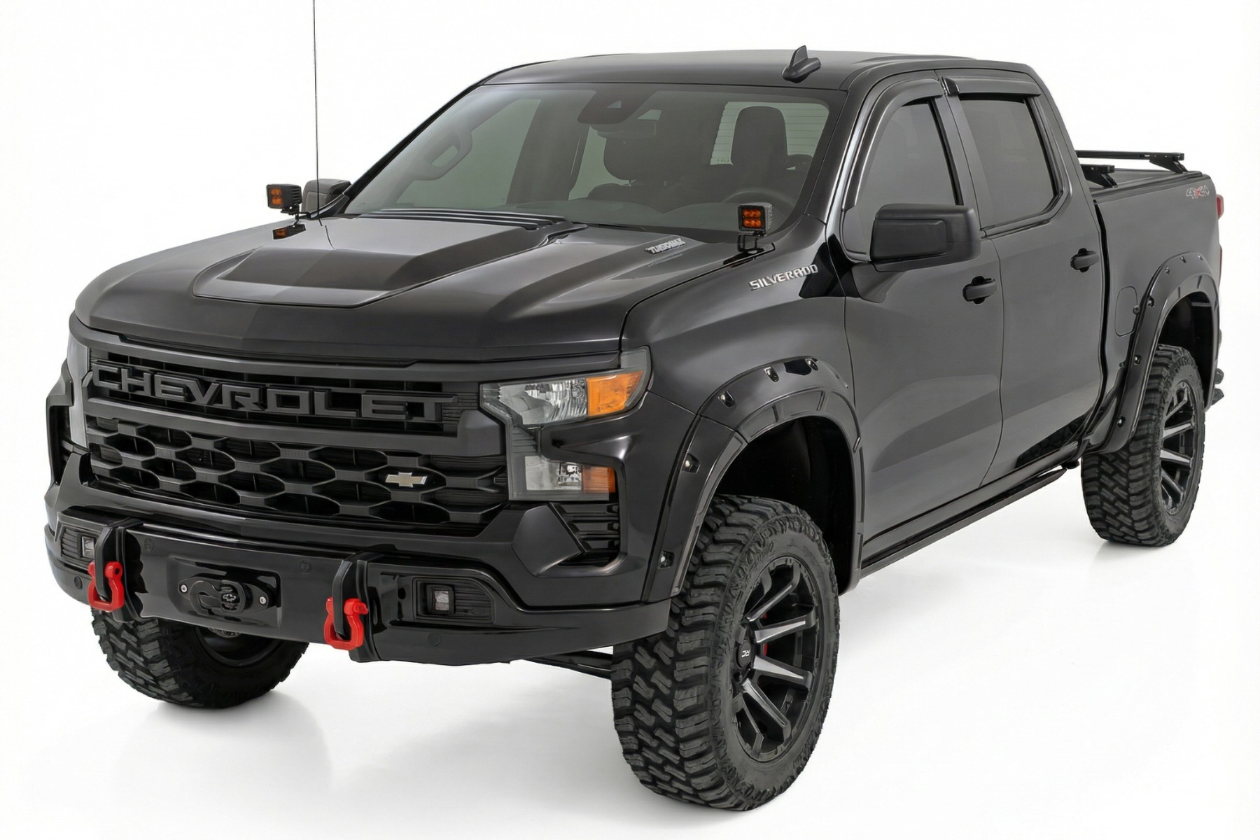 Rough Country Bumper Cover GB8 Mosaic Black Chevy Silverado 1500 2WD/4WD (2023-2026)