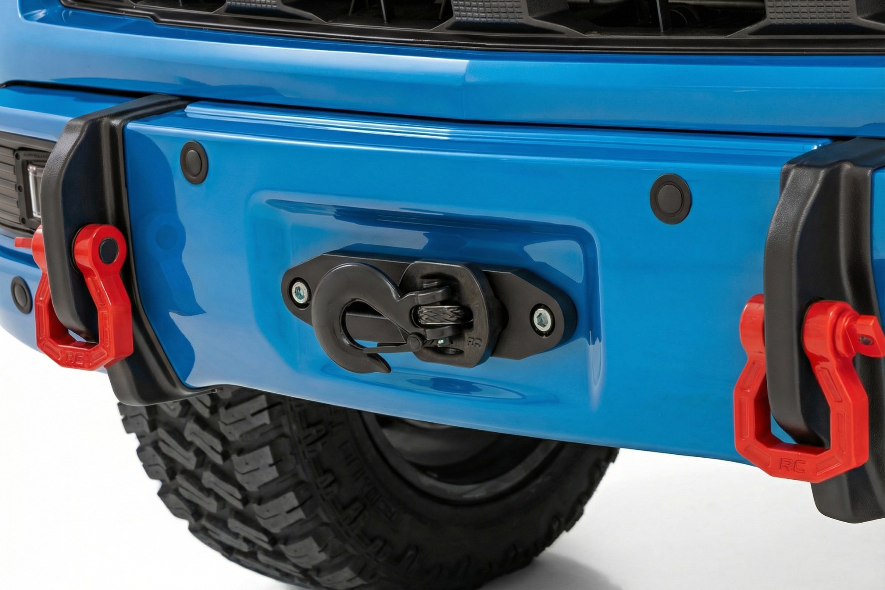 Rough Country Front FXS Bumper 12000S GLT Glacier Blue Chevy Silverado 1500 (23-26)