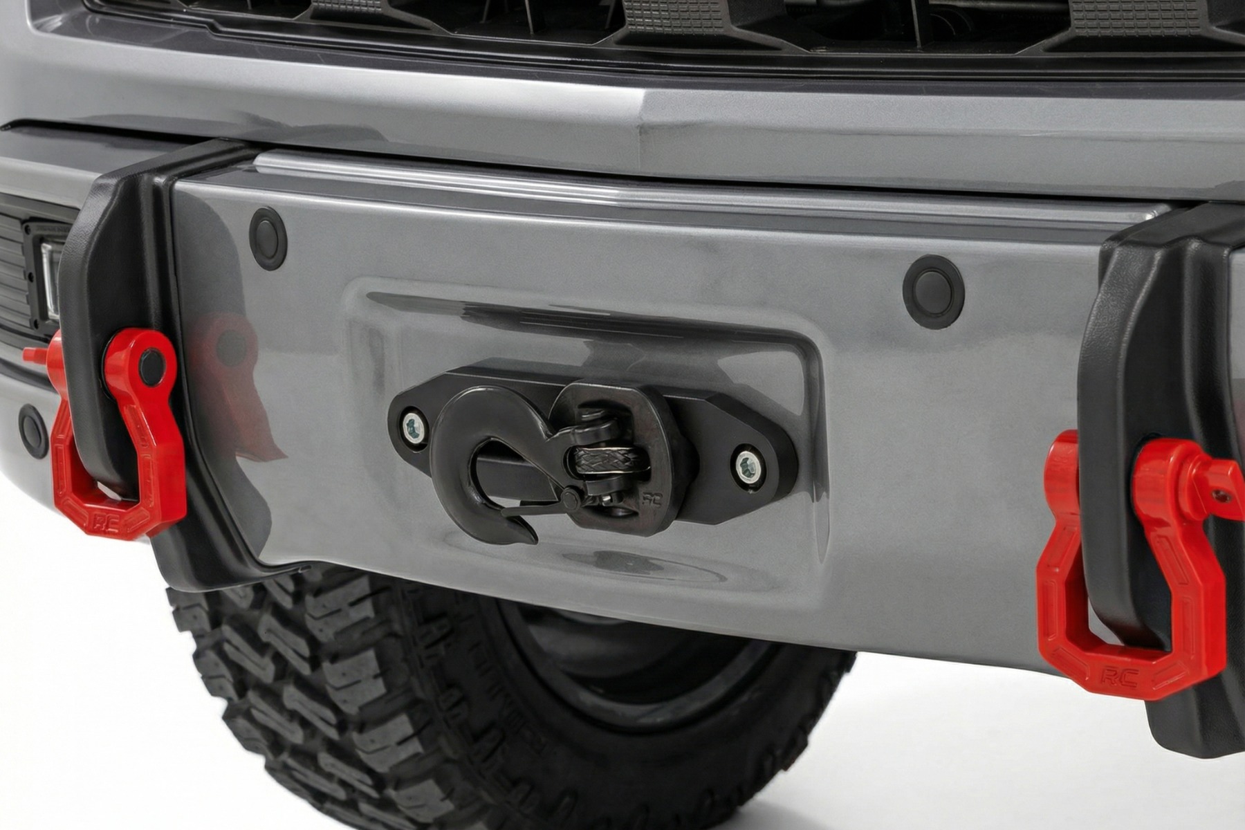 Rough Country Front FXS Bumper 12000S GXD Sterling Grey Metallic Chevy Silverado 1500 (23-26)