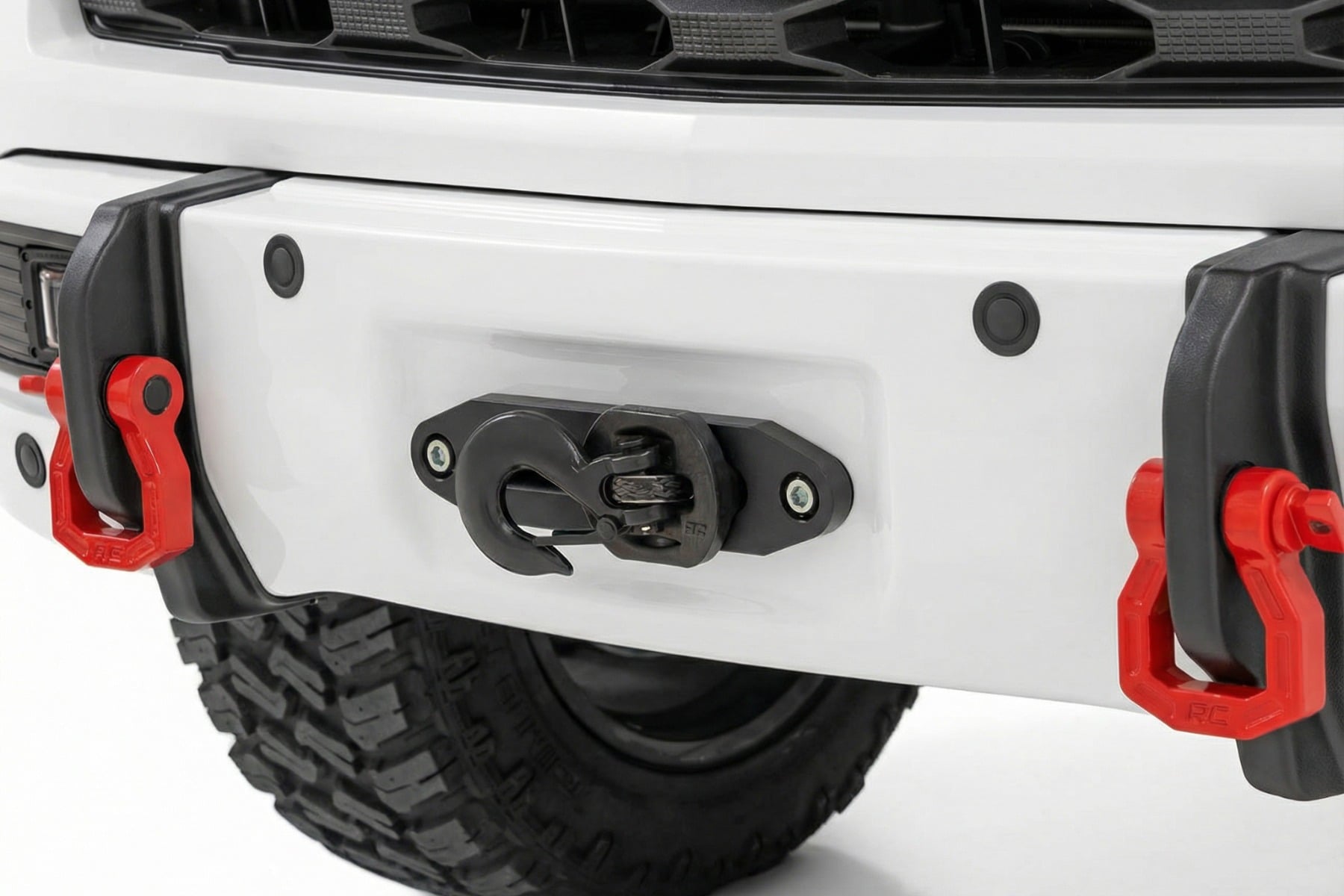 Rough Country Front FXS Bumper 12000S GAZ Summit White Chevy Silverado 1500 (23-26)