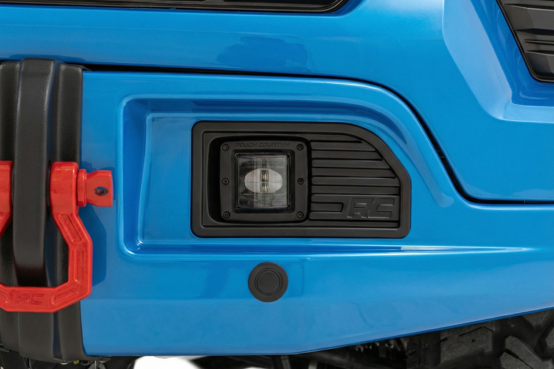 Rough Country Front FXS Bumper 12000S GLT Glacier Blue Chevy Silverado 1500 (23-26)