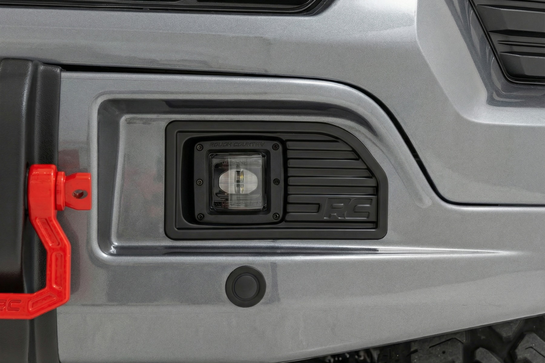 Rough Country Front FXS Bumper 12000S GXD Sterling Grey Metallic Chevy Silverado 1500 (23-26)