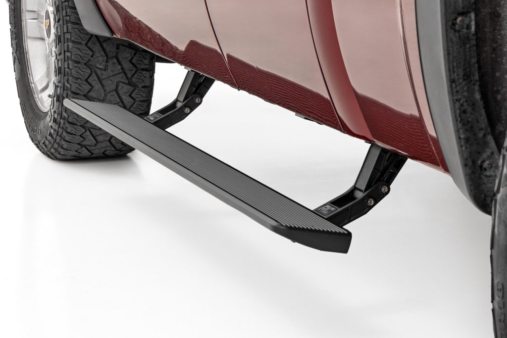 Rough Country Power Running Boards HT-Series Double Cab Chevy/GMC 1500/2500HD/3500HD (14-18)