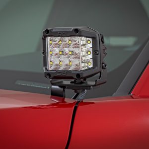 Rough Country LED Light Kit Ditch Mount 3β³ OSRAM Wide Toyota Tacoma 2WD/4WD (24-26)