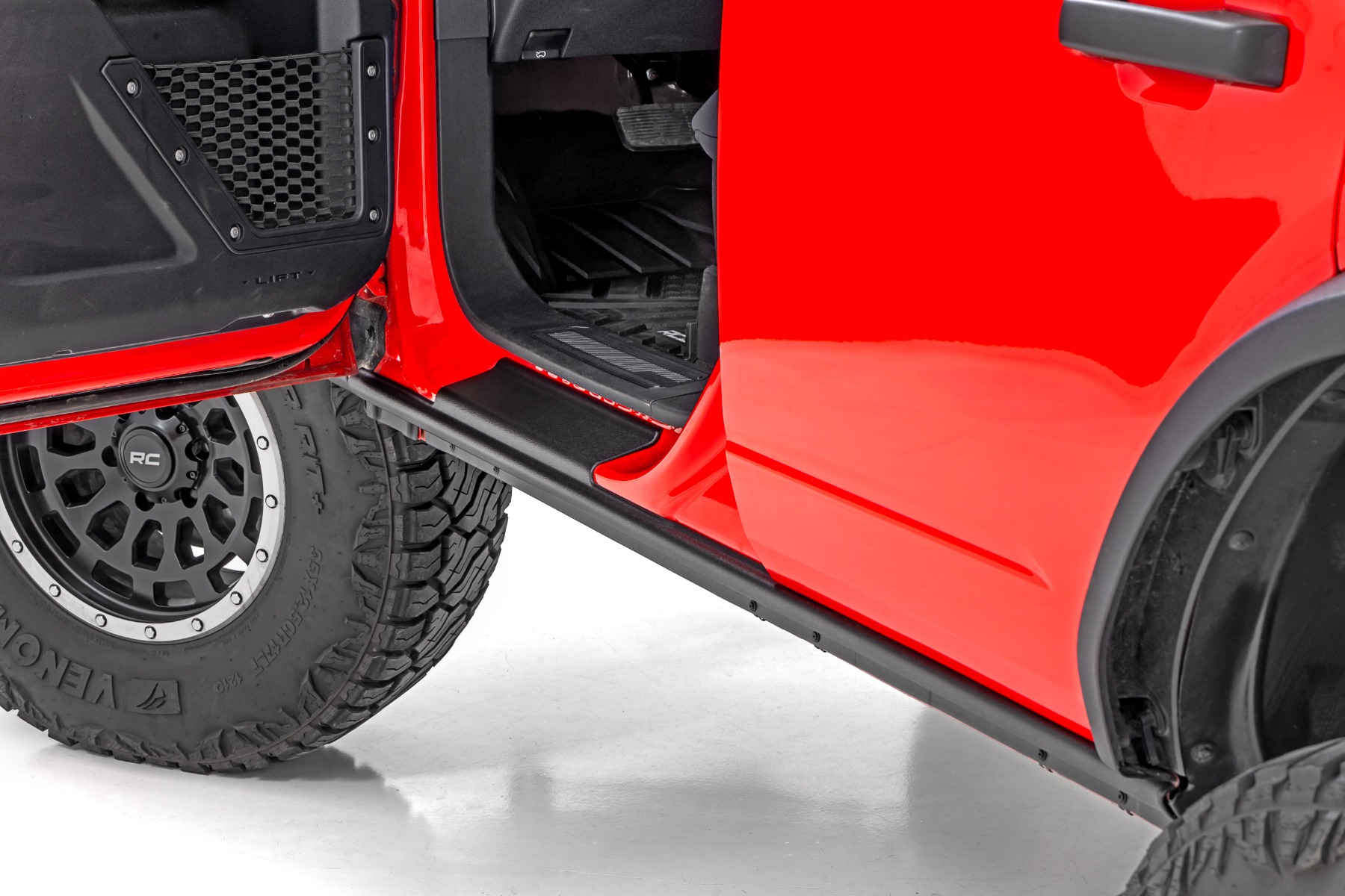 Rough Country Trail Cladding Rocker Sill Plates 4-Door Ford Bronco 4WD (2021-2026)
