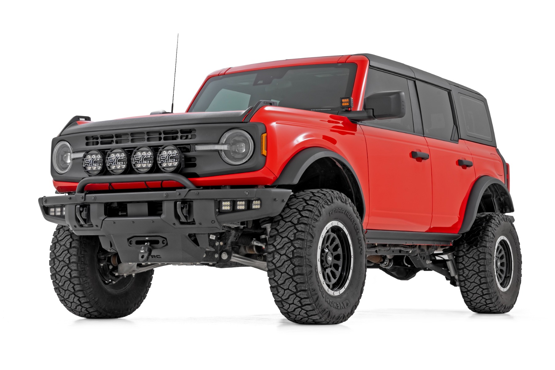 Rough Country Trail Cladding Rocker Sill Plates 4-Door Ford Bronco 4WD (2021-2026)