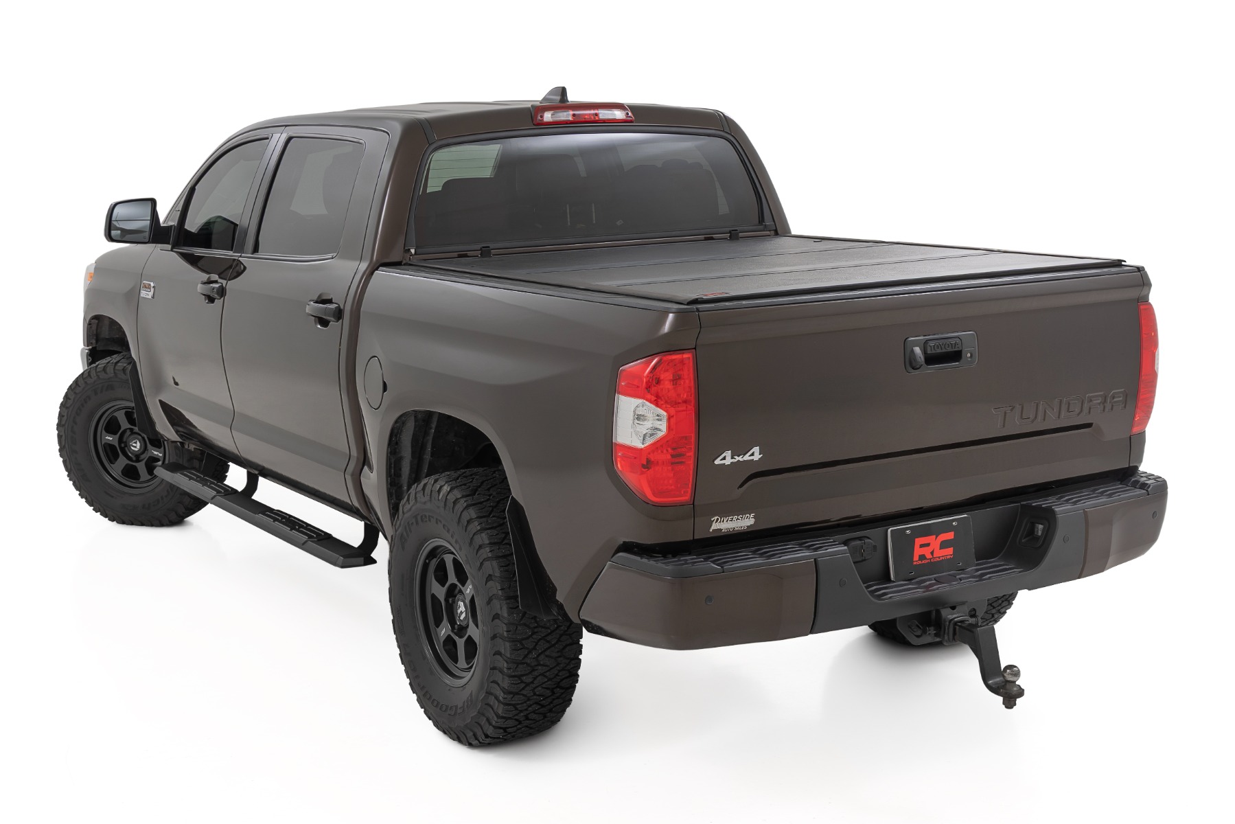 Rough Country TR2 Running Boards CrewMax Toyota Tundra 2WD/4WD (2007-2021)