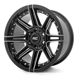 Rough Country 88 Series Wheel One-Piece Gloss Black 17x9 6x5.5 +0mm