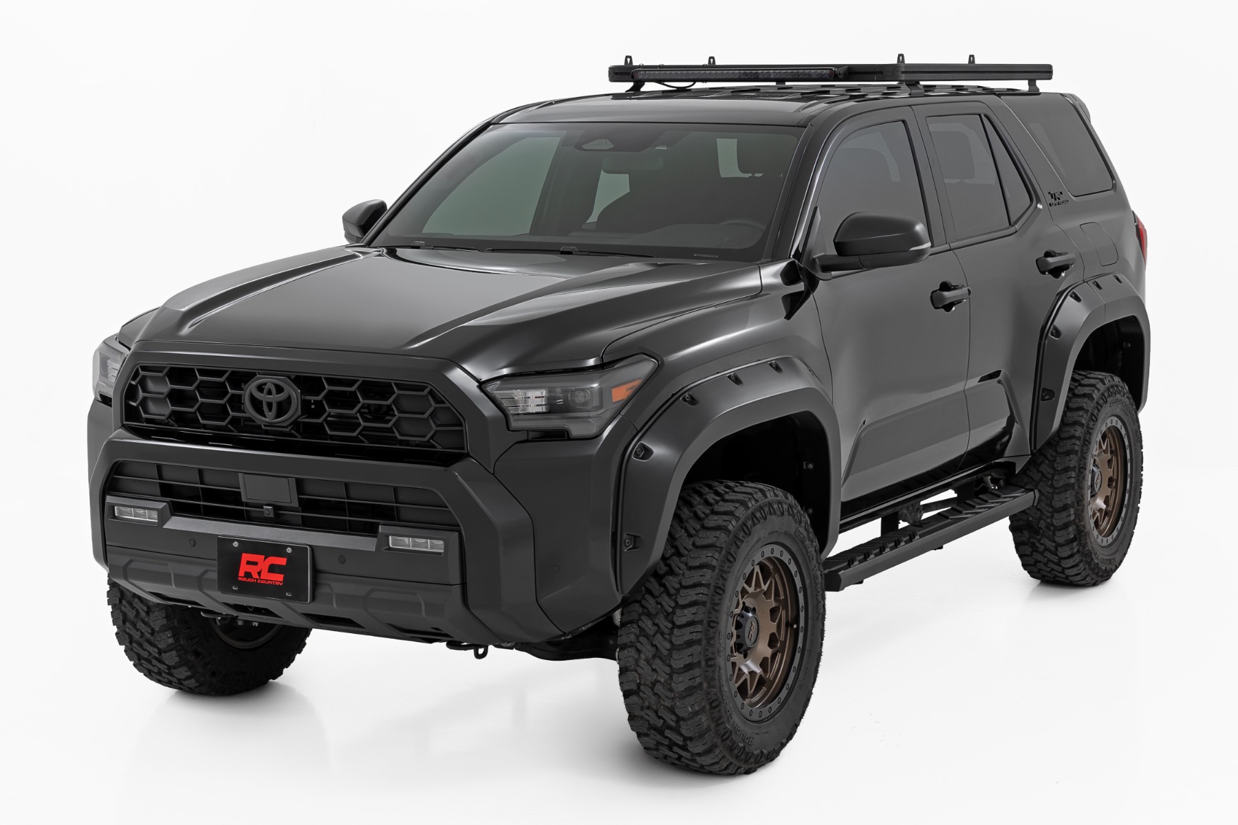 Rough Country BA2 Running Boards Side Step Bars Toyota 4Runner 2WD/4WD (2025-2026)