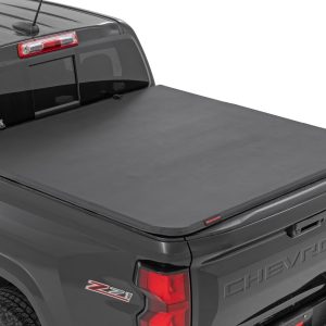Rough Country Soft Tri-Fold Bed Cover 5β² Bed Chevy/GMC Canyon/Colorado 2WD/4WD (23-26)