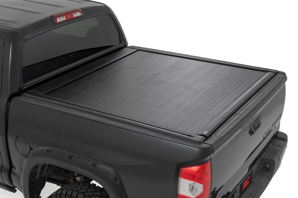 Rough Country Powered Retractable Bed Cover 5’7″ Bed Toyota Tundra (07-21)