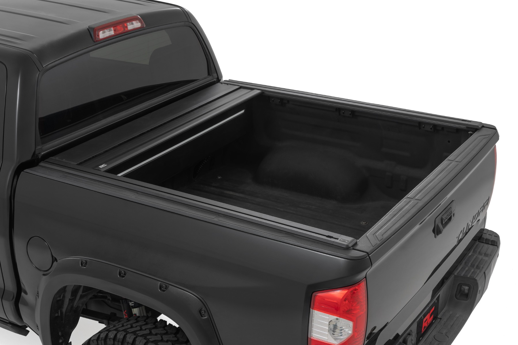 Rough Country Powered Retractable Bed Cover 5β7β³ Bed Toyota Tundra (07-21)
