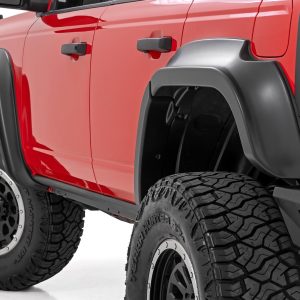 Rough Country Fender Flares G1 Shadow Black Ford Bronco 4WD (2021-2026)