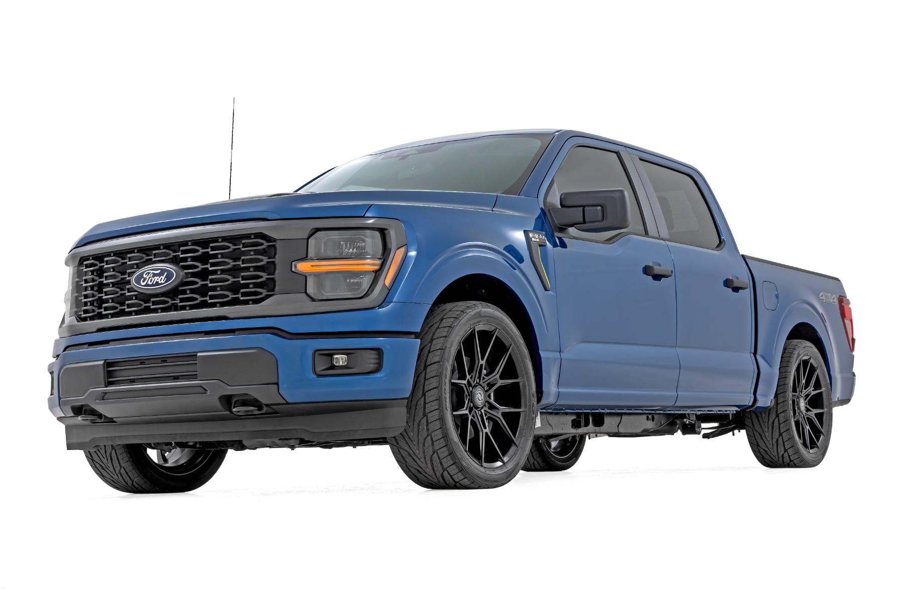 Rough Country 2 Inch Lowering Kit 4 Inch Rear Lowering M1 Ford F-150 4WD (2015-2026)